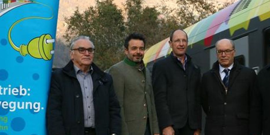 Baustellenbesichtigung Elektrifizierung Vinschger Bahn 