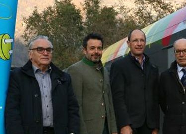 Baustellenbesichtigung Elektrifizierung Vinschger Bahn 